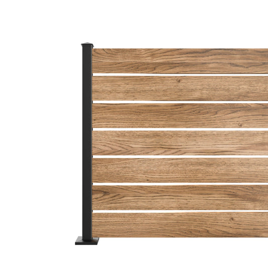 Privacy Screens END POST KIT 44″ - E4 for Yard , Patio screens, and Balcony barriers