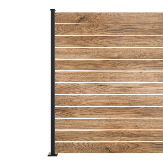 Privacy Panels END POST KIT 6' - E6  for Outside/Patio/Deck