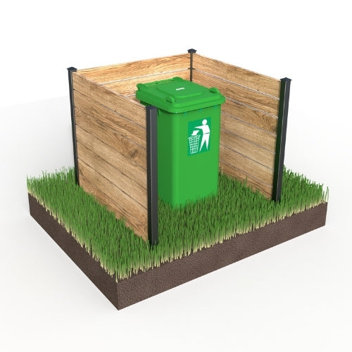 CORNER Modular Fence Panels POST KIT 3
