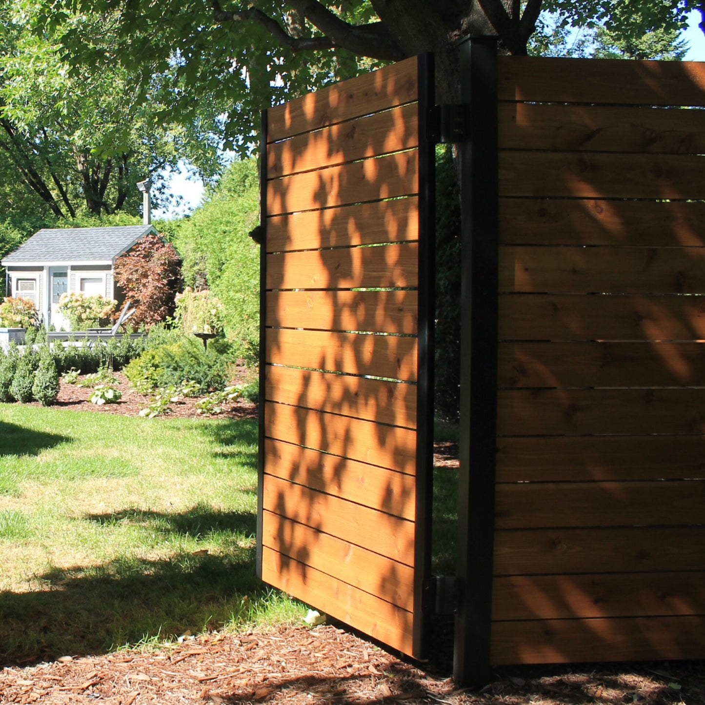 Exterior Privacy Screen END POST KIT 8' - E8 for Garden/Porch/Patio