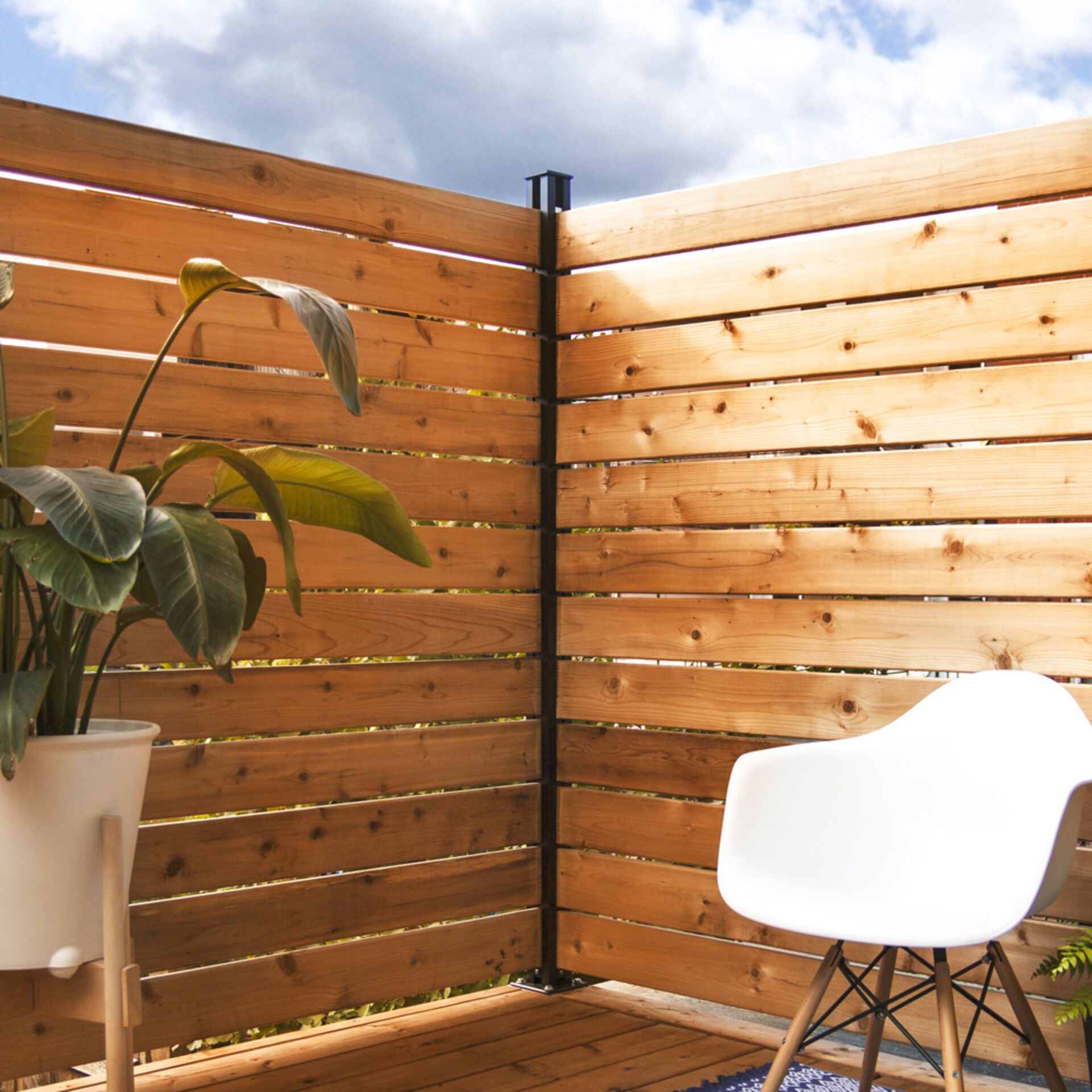 Deck Privacy Screen CORNER POST KIT 6' - C6