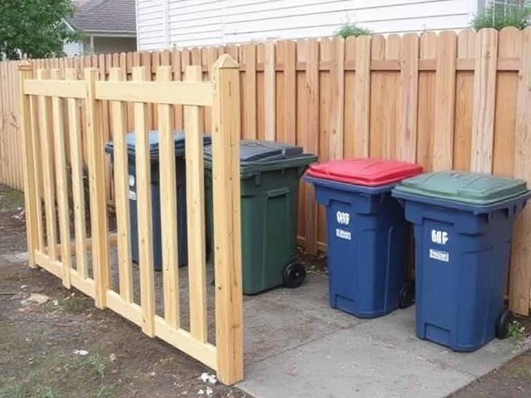 4 Best Ways to Hide Trash Cans