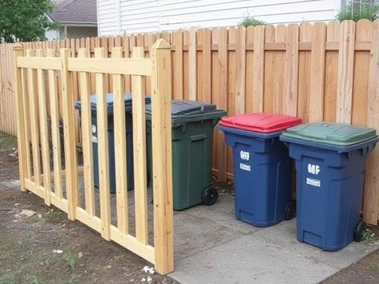 4 Best Ways to Hide Trash Cans