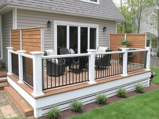 10 Stunning Designs of Privacy Deck Railing Pictures