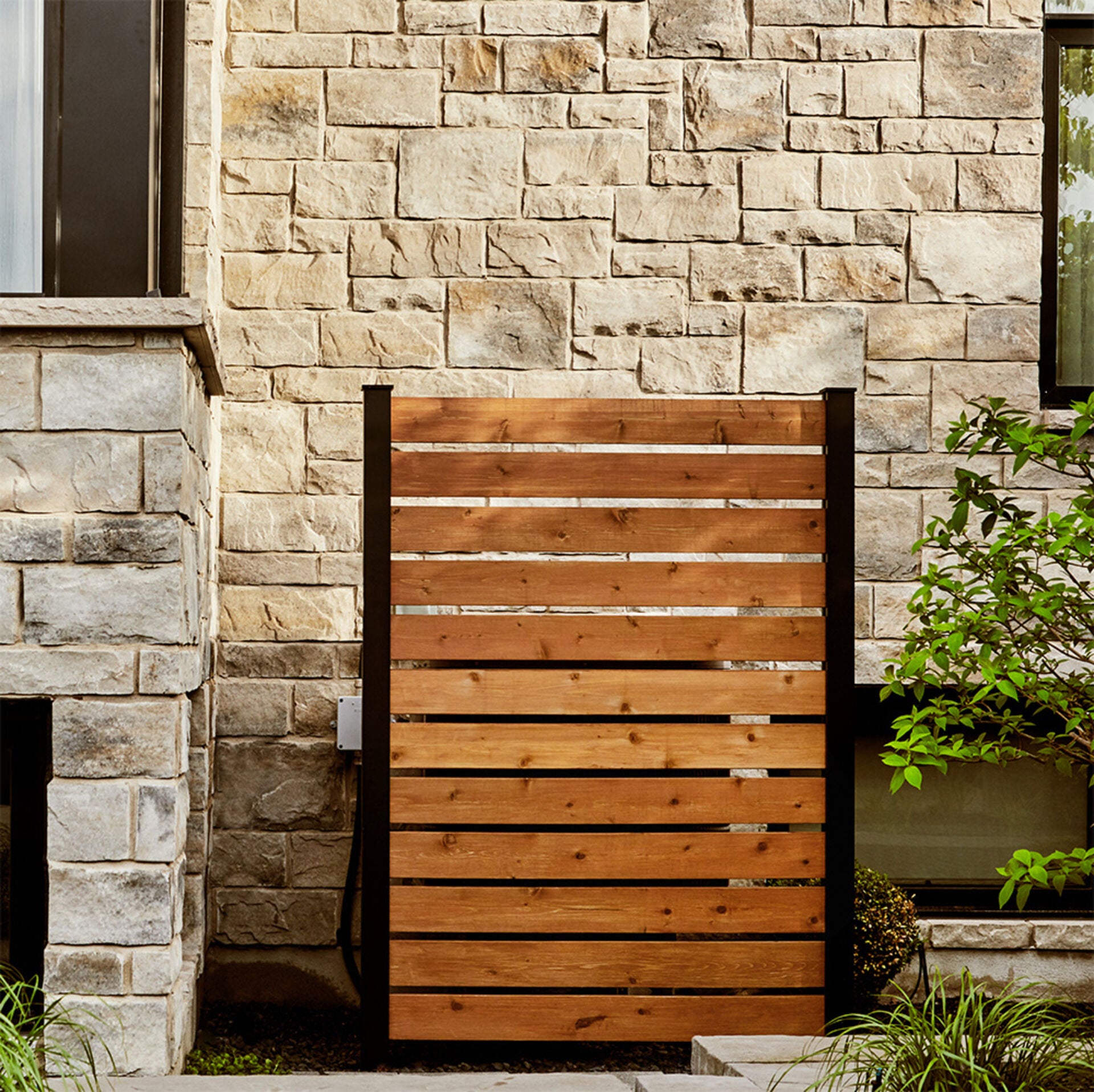Privacy Panels END POST KIT 6' - E6  for Outside/Patio/Deck